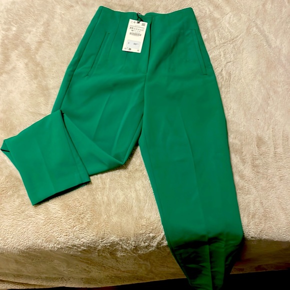 Zara green formal high rise - Picture 2 of 2